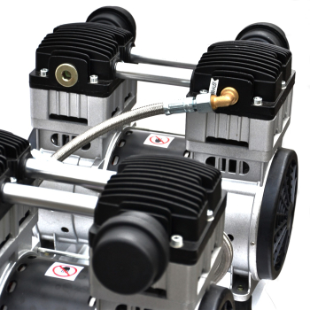 Implotex Silent Kompressor Druckluftkompressor 3000W | 4PS | 65L | 65dB | ölfrei