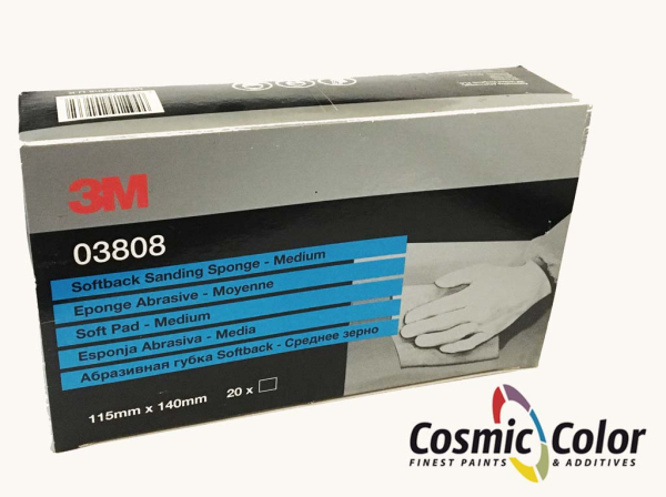 3M Schleifschwamm Soft Pad fine 03809 (20 Stück)