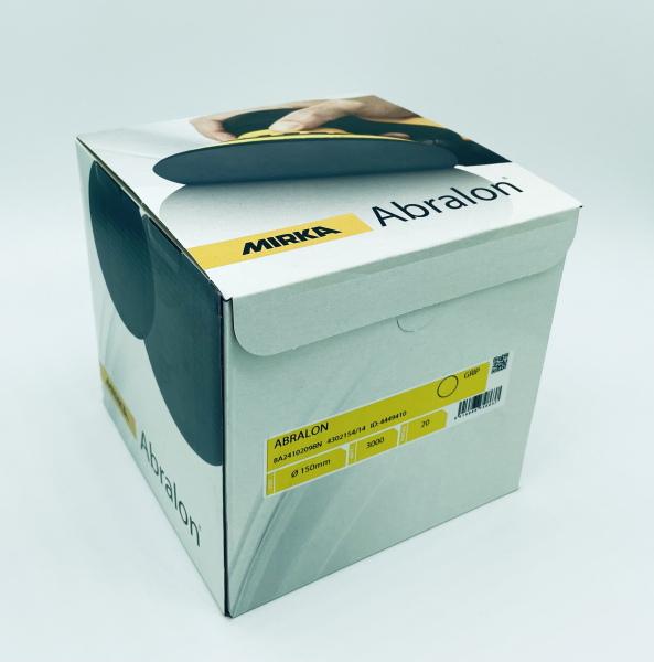 Mirka Abralon Schleifscheiben 150mm Grip P600 (20 Stück)