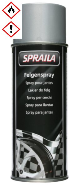 AutoK Spraila Felgenspray Kristallsilber Spraydose 400ml